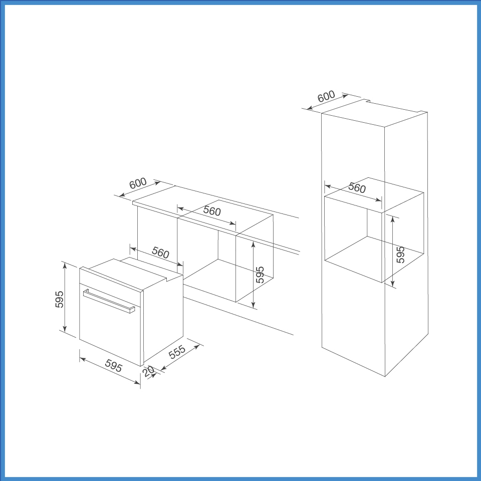 Lò Nướng Âm Tủ Malloca MSO-B75TFT