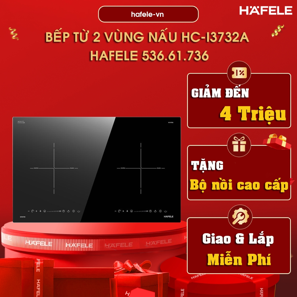 Bếp Từ Âm 2 Vùng Nấu HC-I3732A Hafele 536.61.736