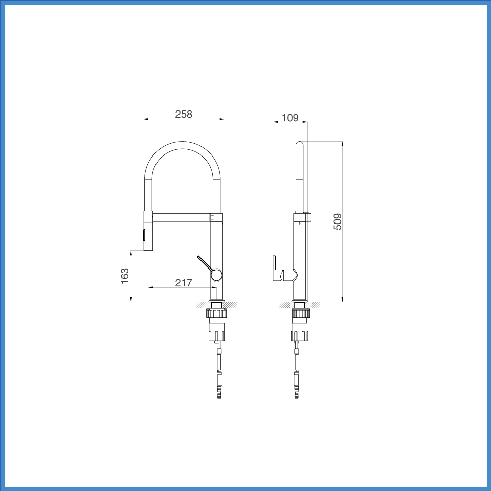 Vòi Chậu Rửa Chén Malloca K586SBS