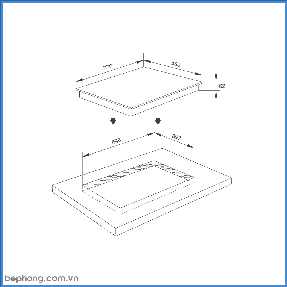 Bếp Điện Từ Malloca MIR 772