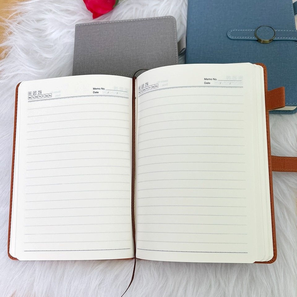 SỔ TAY NOTEBOOK BÌA VẢI MÀU TRƠN SANG TRỌNG