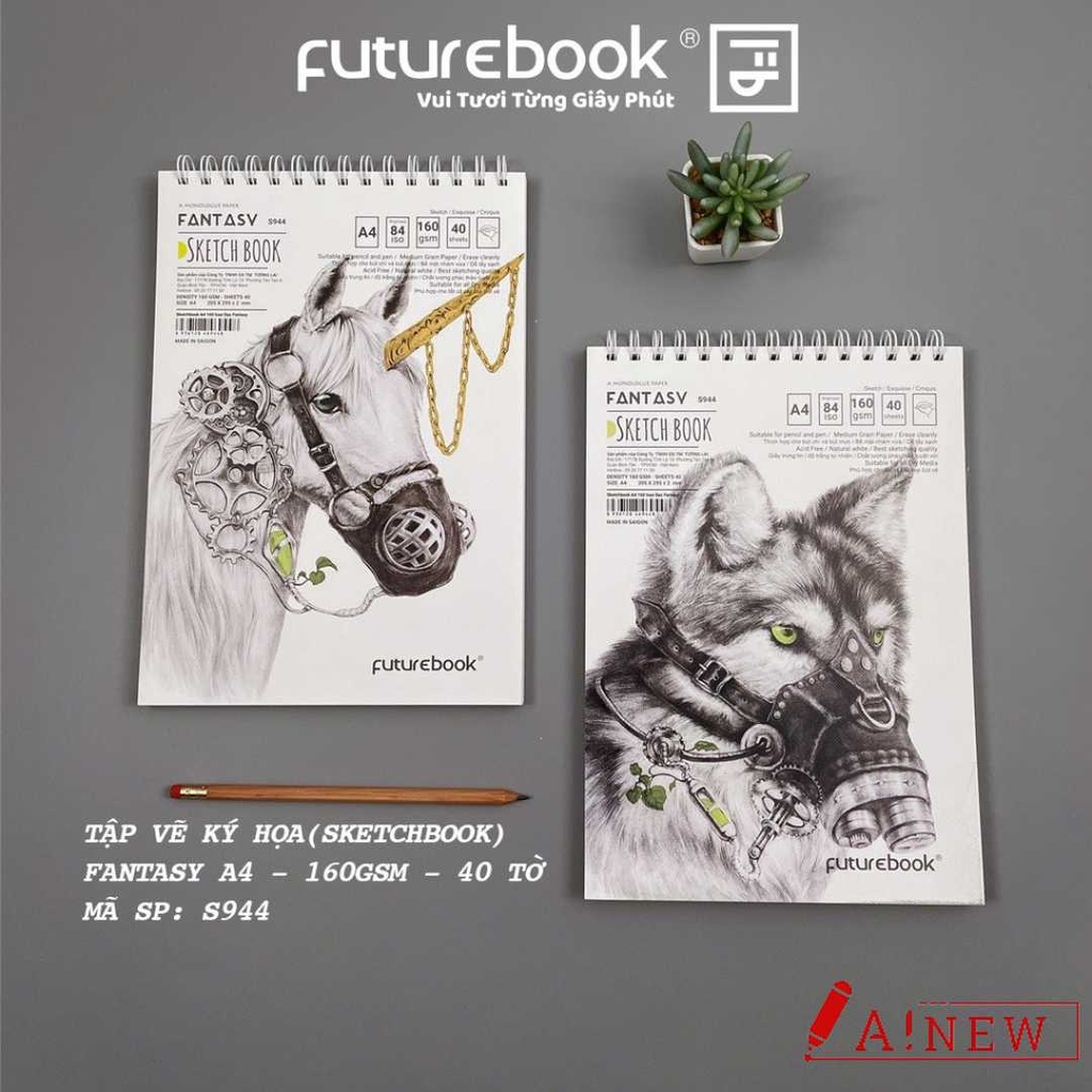 Sổ vẽ ký hoạ 40 tờ FutureBook - Sổ vẽ nghệ thuật