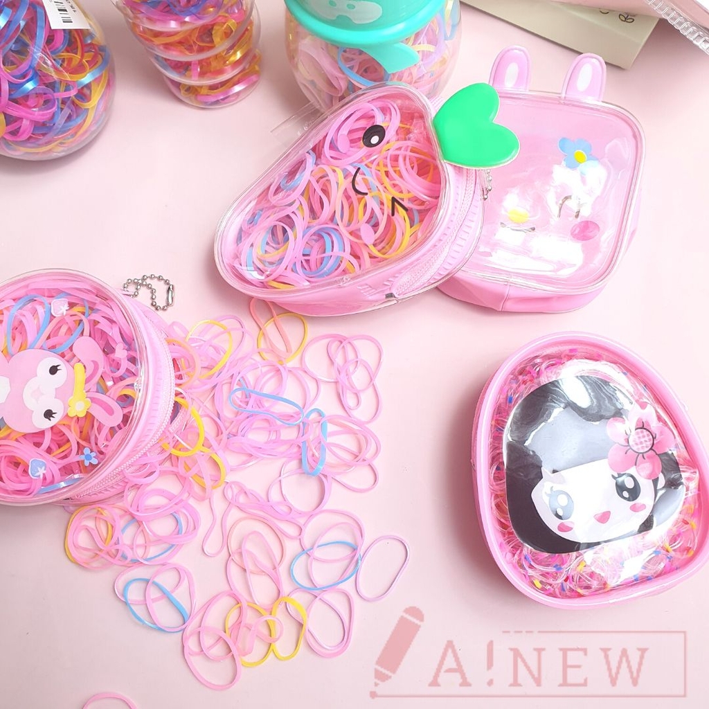 Giỏ thun cột tóc nhiều màu cho bé