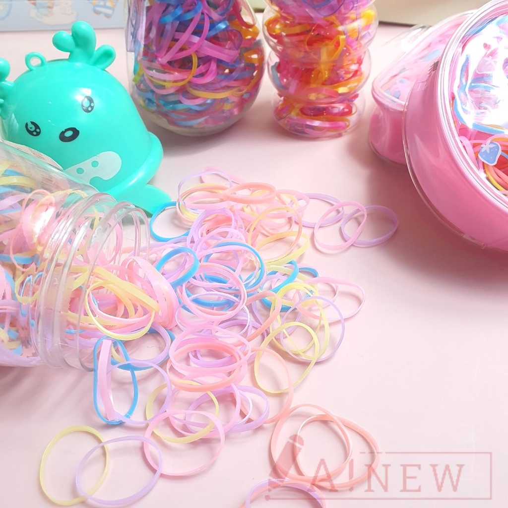 Giỏ thun cột tóc nhiều màu cho bé