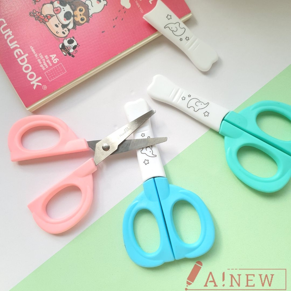 Kéo học sinh mini có nắp bảo vệ