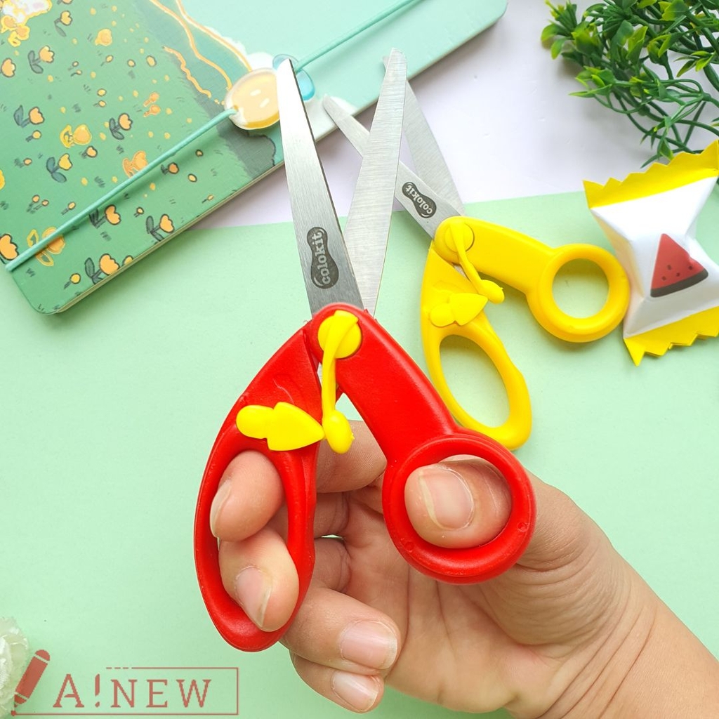 kéo thủ công cho bé / Kéo mini có nút cản lực