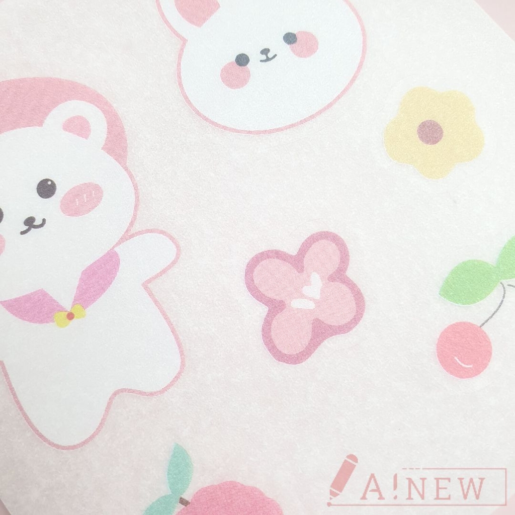 Hộp Sticker 100 tờ siêu dễ thương.