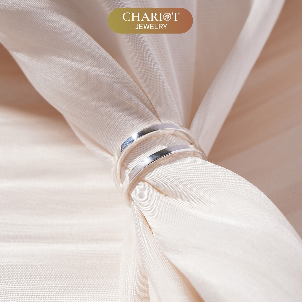 Nhẫn Bạc NCJ21 2 Lớp Chariot Jewelry