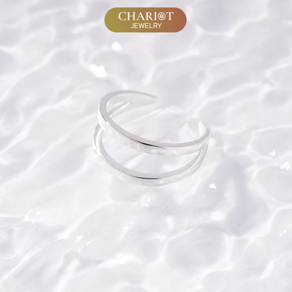 Nhẫn Bạc NCJ21 2 Lớp Chariot Jewelry