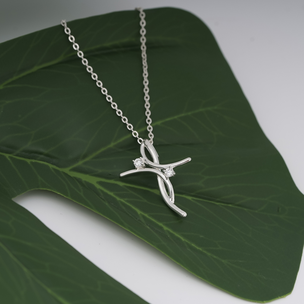 Dây chuyền bạc DCJ41 925 Vòng xoay ma thuật ChariotJewelry