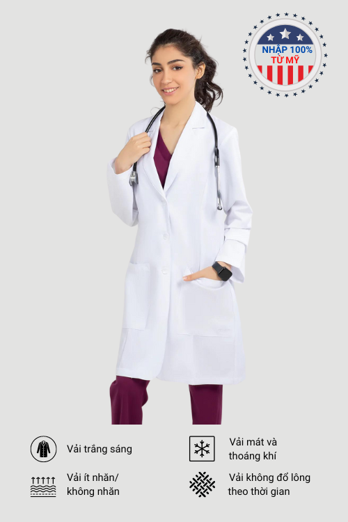 Áo Blouse Grey's Anatomy Signature Nữ nhập 100% từ Mỹ