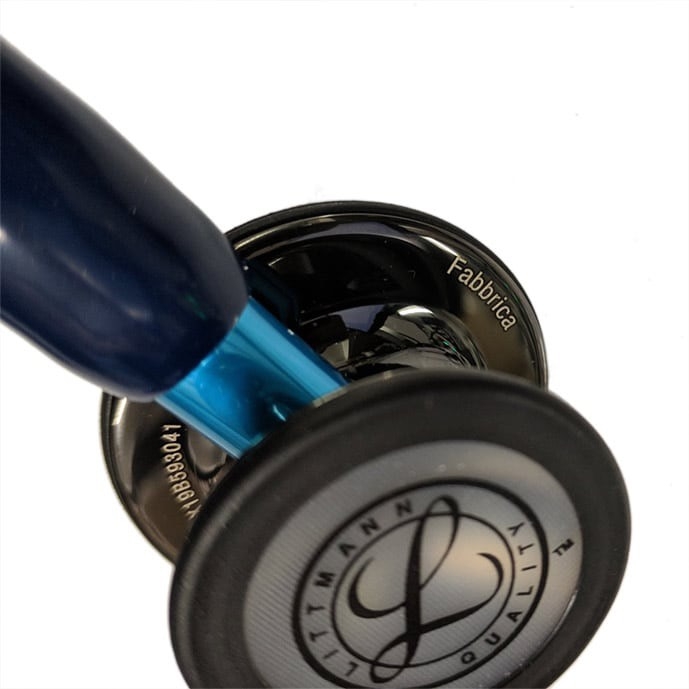 Ống Nghe Littmann® Cardiology IV ™ Polished Smoke & Navy - Blue Stem 6202 (Limited)