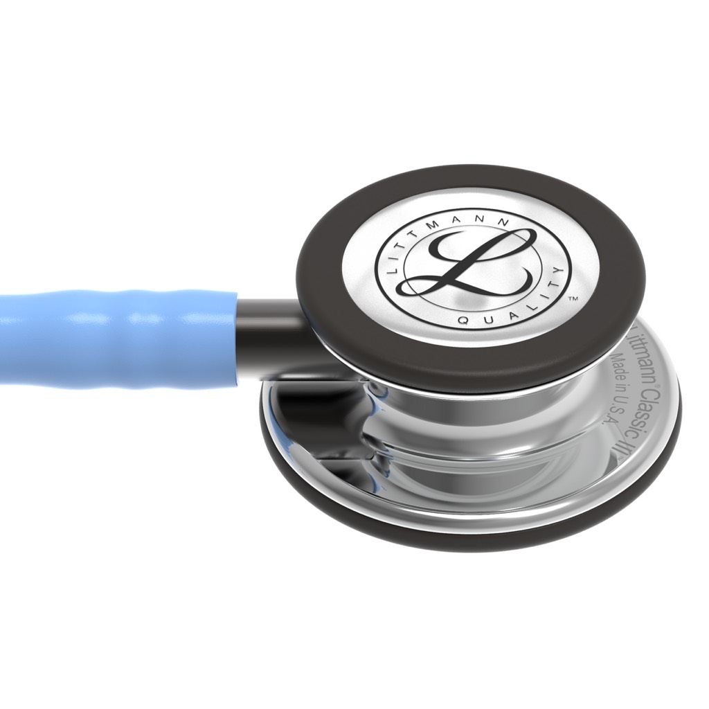 Ống Nghe Littmann Classic III ™ MirrorFinish Chestpiece, Ceil Blue Tube 5959 (Limited)