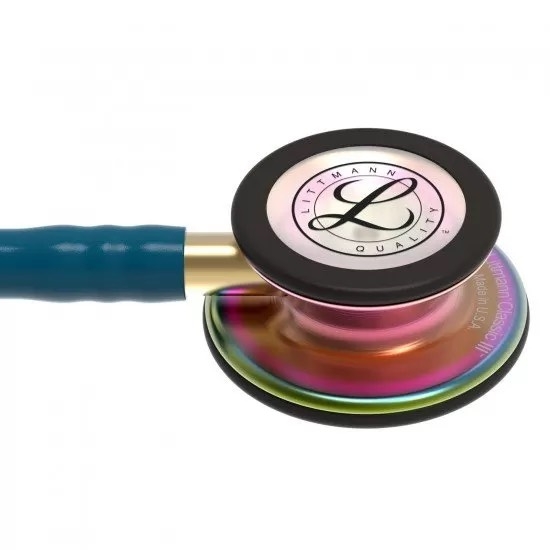 Ống Nghe Littmann Classic III ™ Carribean Blue Rainbow 5807