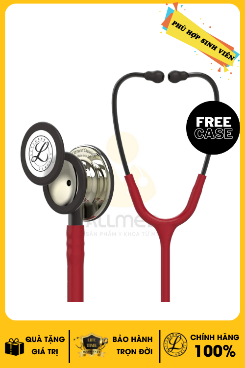 Ống nghe Littmann® Classic III ™ Burgundy Champagne 5864 (Limited)