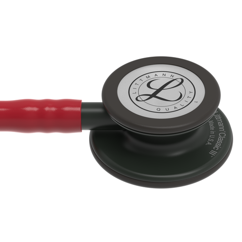 Ống Nghe Littmann Classic III ™ Black-Finish Burgundy 5868