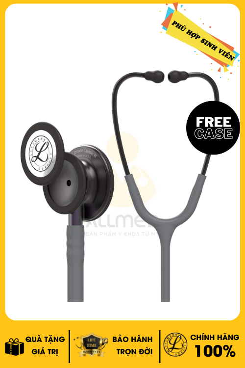 Ống Nghe Littmann Classic III ™ Smoke Gray Violet 5873