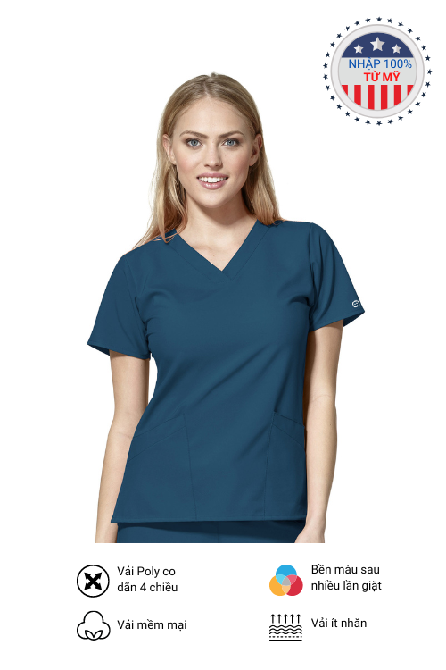 Scrubs Wonderwink W123 Nữ Nhập 100% từ Mỹ