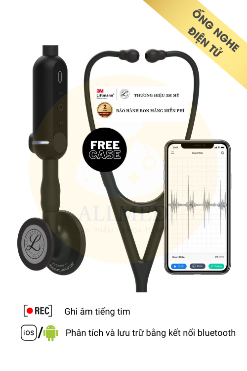 Ống Nghe 3M™ Littmann® CORE Digital Stethoscope - Black 8480/8483