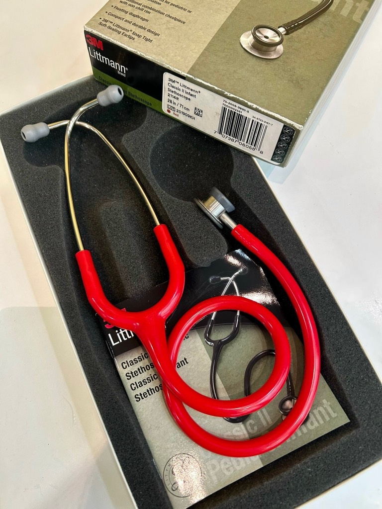 Ống nghe Littmann® Classic II Infant (sơ sinh) màu đỏ red 2114R