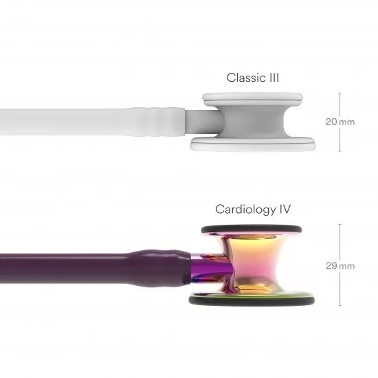 Ống Nghe Littmann® Cardiology IV ™ Màu Polished Rainbow & Plum - Violet Stem 6239 (Limited)