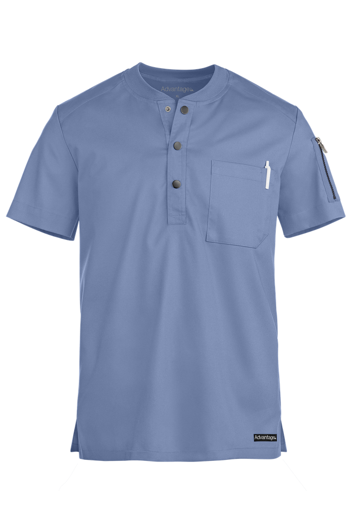 Scrubs UA Advantage STRETCH Nam cổ áo kiểu Henley Nhập 100% từ Mỹ