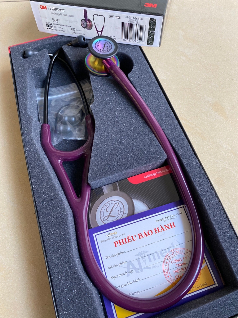 Ống Nghe Littmann® Cardiology IV Plum Rainbow 6205 (Special)