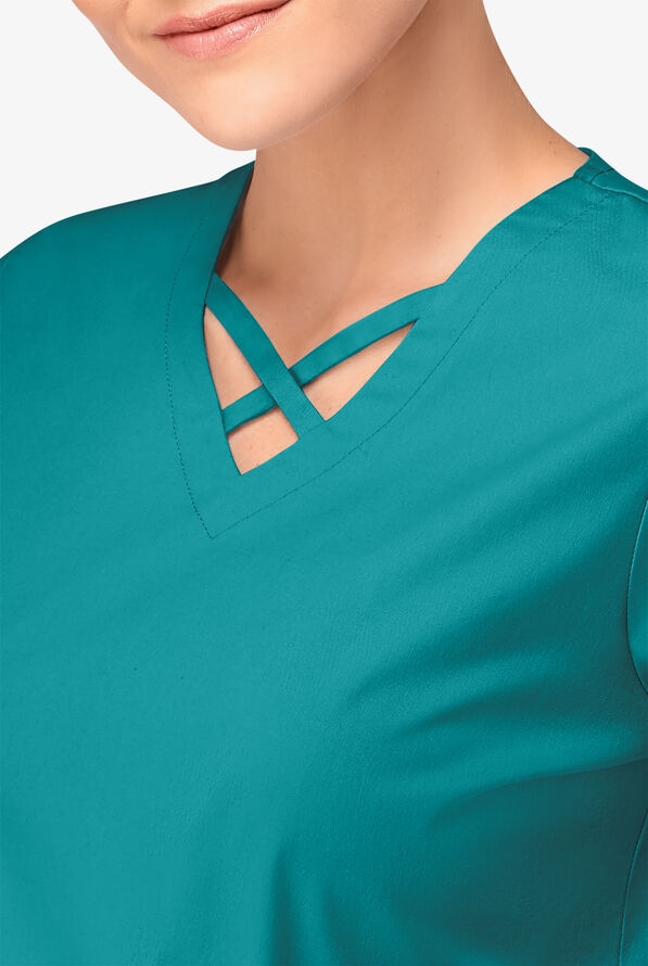 Scrubs UA Butter-Soft STRETCH Crisscross Nữ Nhập 100% từ Mỹ