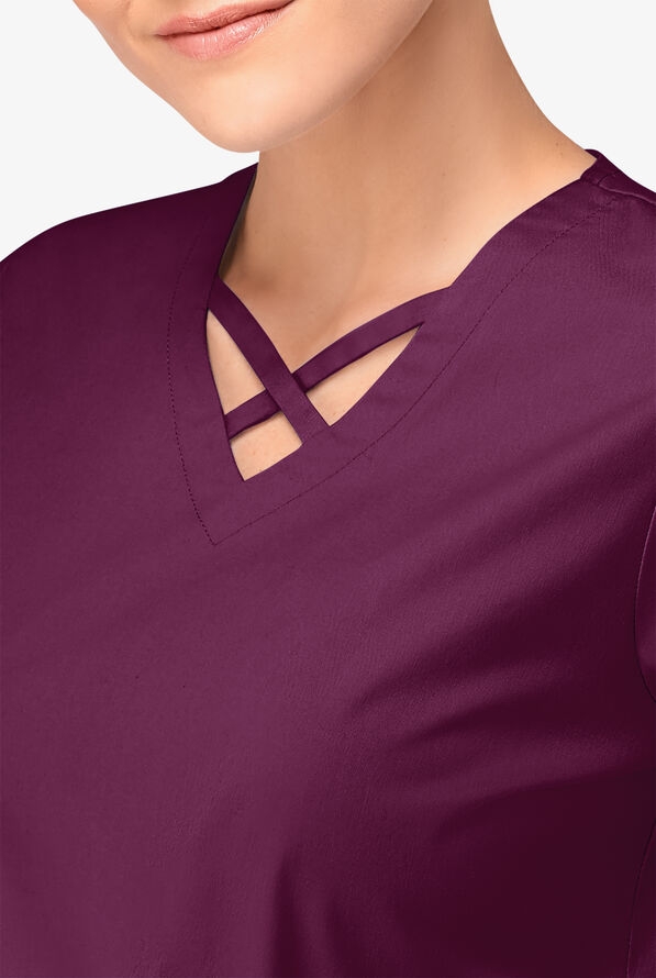 Scrubs UA Butter-Soft STRETCH Crisscross Nữ Nhập 100% từ Mỹ