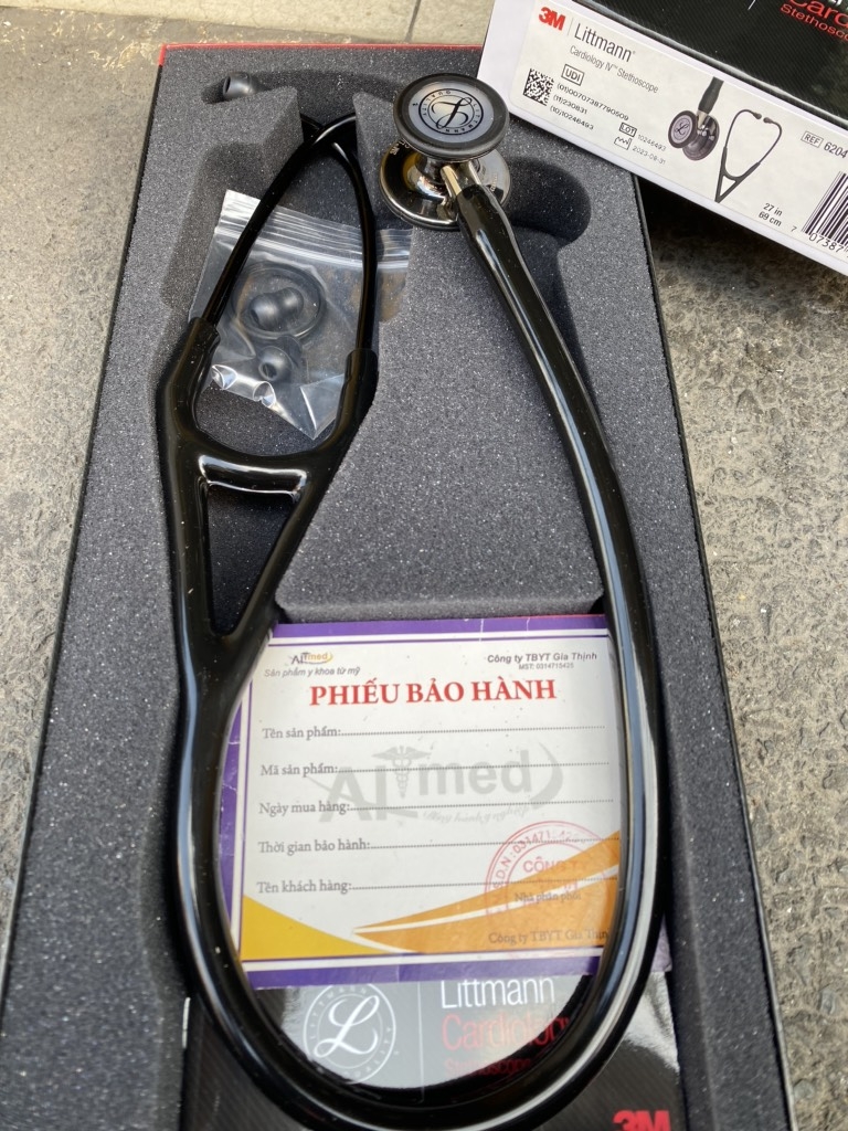 Ống Nghe Littmann Cardiology IV™ High Polish Smoke-Black 6204 (Limited)