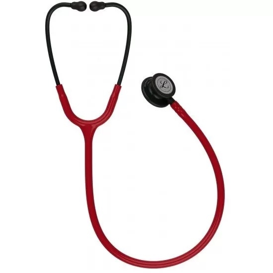 Ống Nghe Littmann Classic III ™ Black-Finish Burgundy 5868