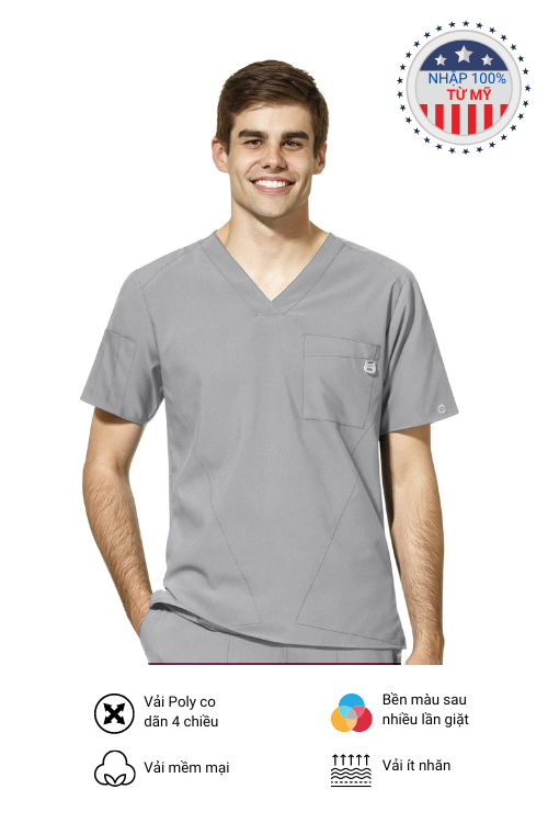 Scrubs Wonderwink W123 Nam Nhập 100% từ Mỹ