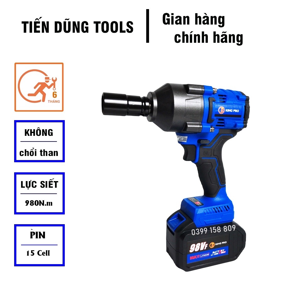 MÁY SIẾT BULONG KINGPRO LỰC SIẾT 980NM