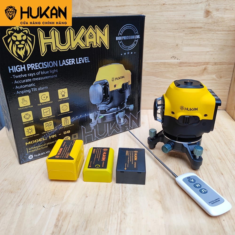 Máy bắn cos, cân bằng laze HUKAN HK-G8