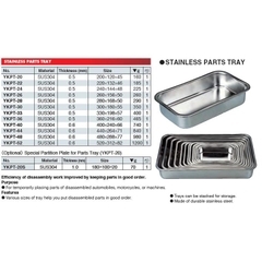 Khay inox đựng chi tiết YKPT