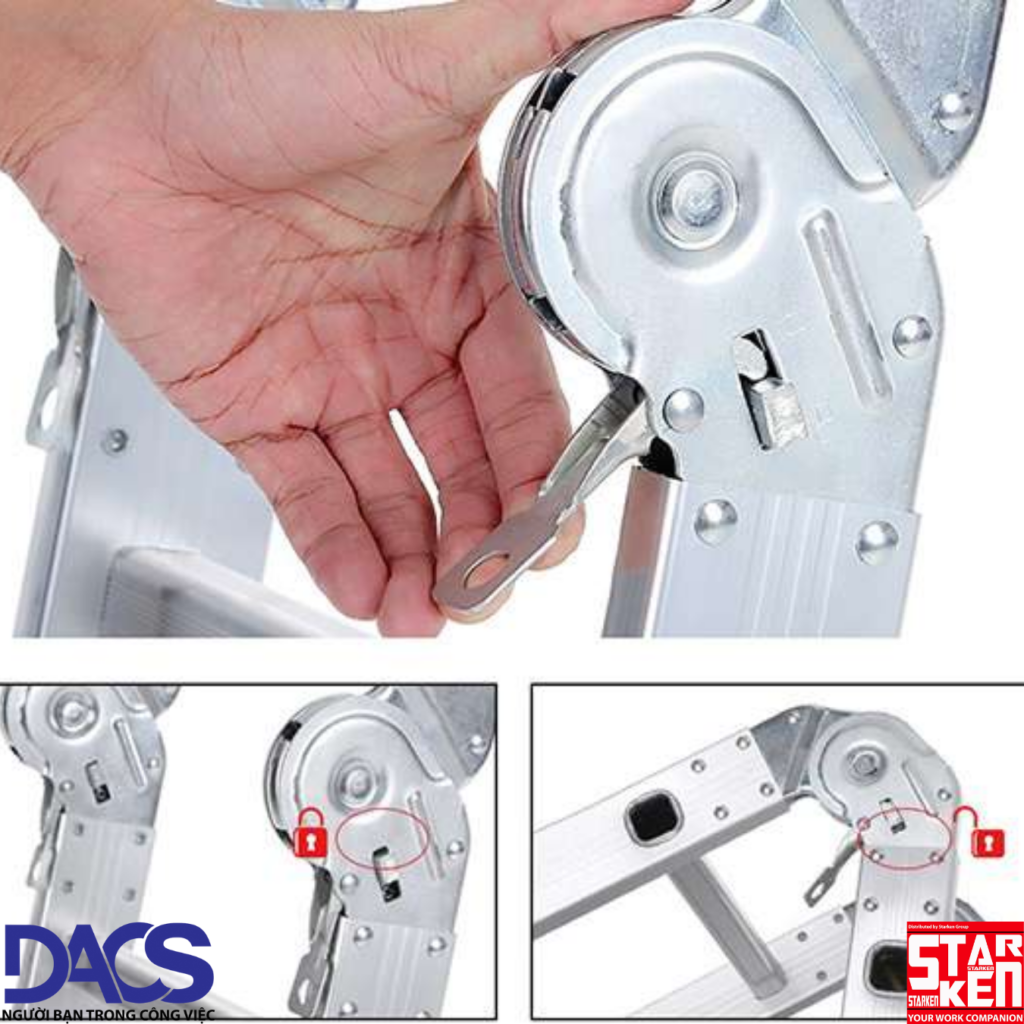 THANG NHÔM BỐN ĐOẠN STARKEN ST404H