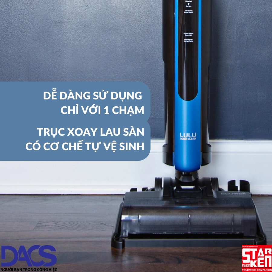 MÁY HÚT BỤI VÀ LAU SÀN GIA DỤNG 4 CHỨC NĂNG LULU P03 (180W)