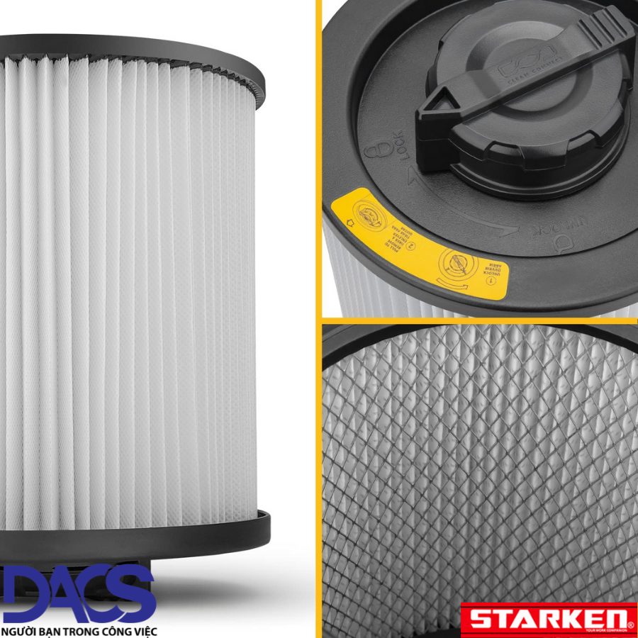 Lọc bụi dạng khuôn Dewalt DXVC6910