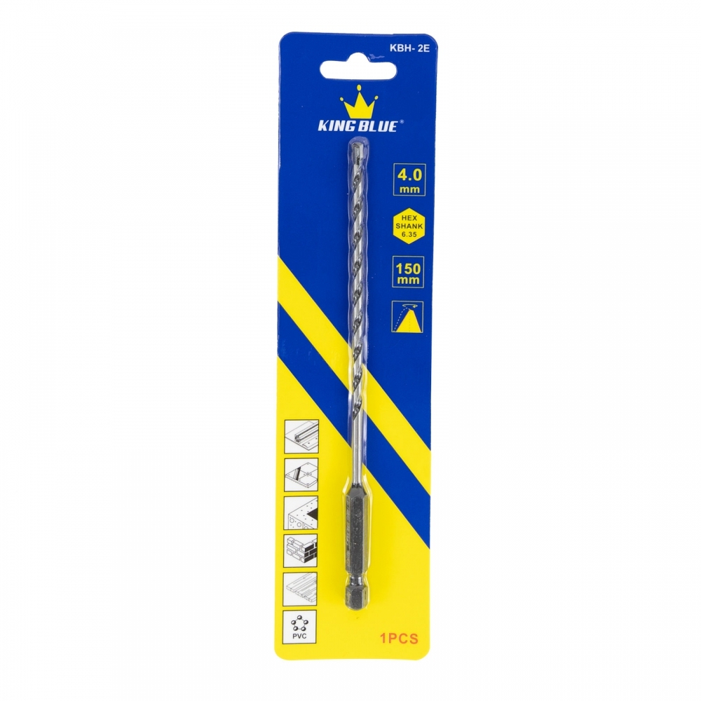 Mũi Khoan ĐN Lục Giác 2 Cạnh KBH2E-04*150