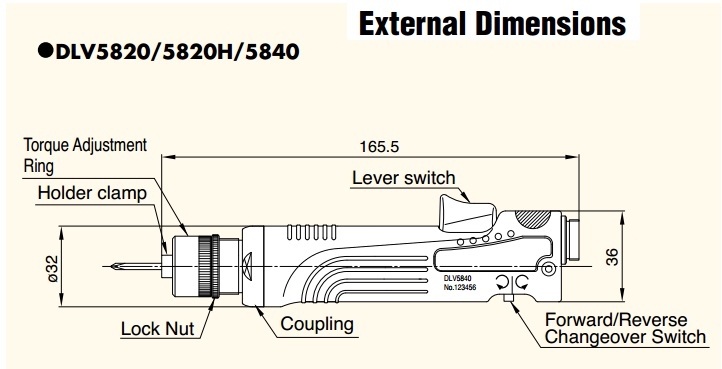 Tô vít điện Delvo DLV5820H