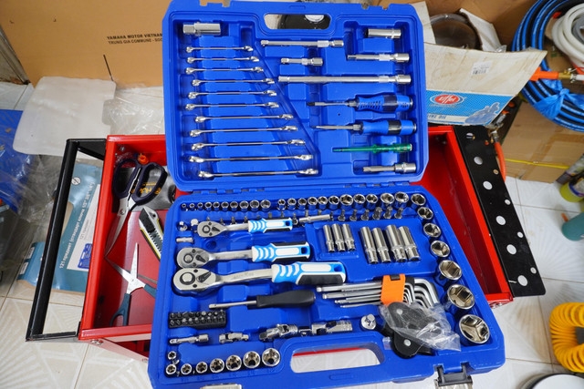 bộ dụng cụ sửa chữa 121 pc goodking