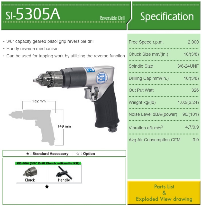 Máy khoan khí nén SI-5305A