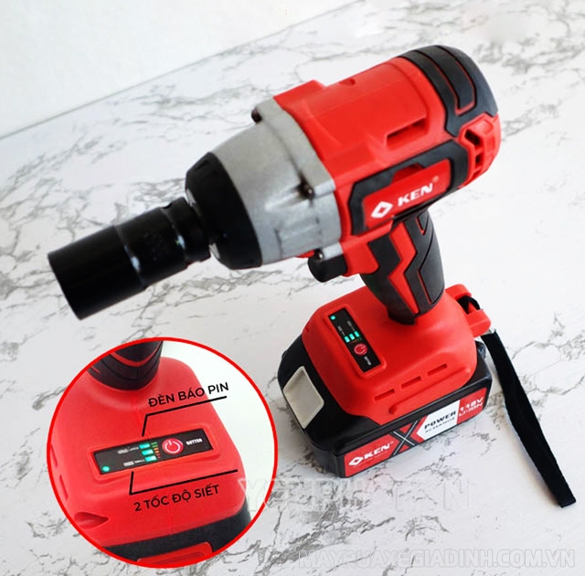 Súng bu lông PIN 1/2 KEN 380NM