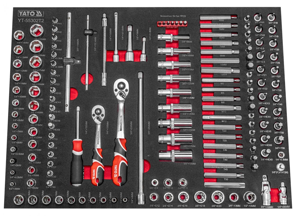 Tủ đồ nghề cao cấp 400 chi tiết YATO YT-55302