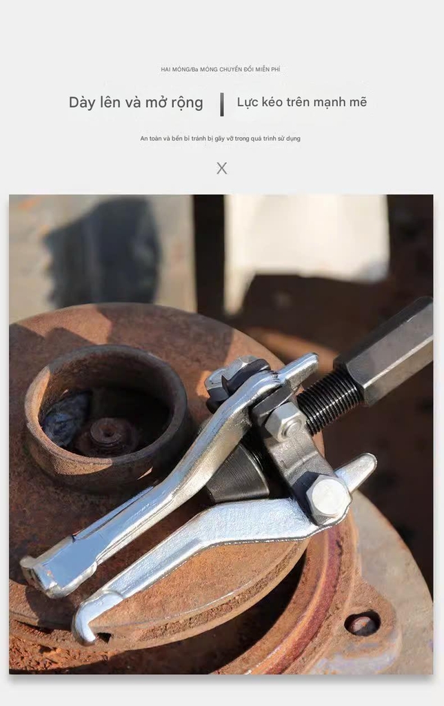 Vam móng vuốt vòng bi trong ngoài