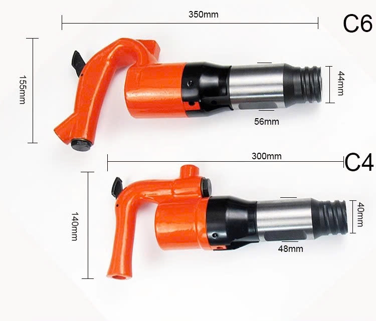 súng đục rung khí nén C4 loại to