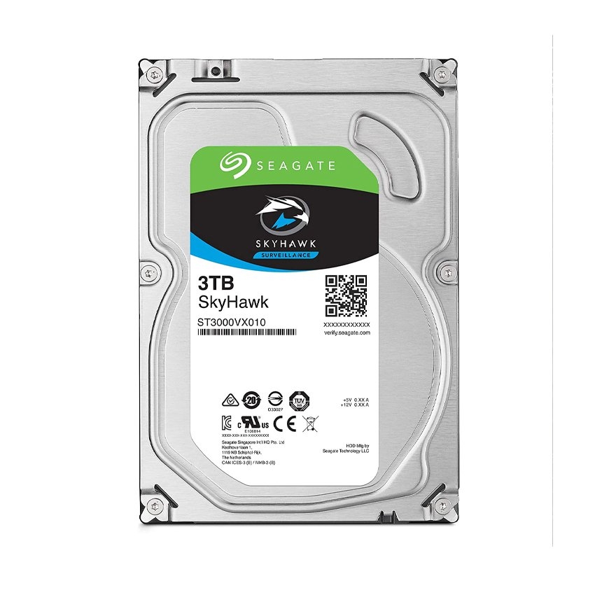 Ổ cứng HDD Seagate SkyHawk 3TB 3.5 inch, 5400RPM, SATA, 64MB Cache