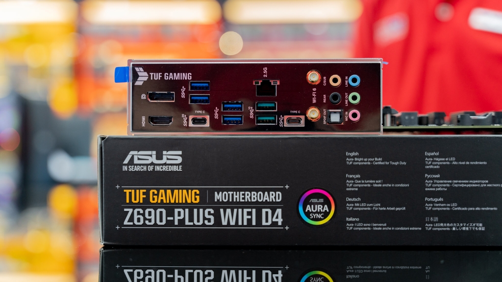 Mainboard ASUS TUF GAMING Z690-PLUS WIFI D4. (Intel Z690, Socket 1700, ATX, 4 khe RAM DDR4)
