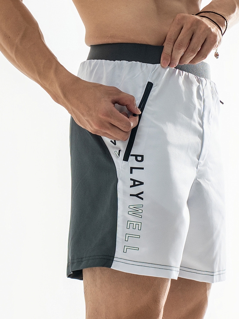 Quần Short Thể Thao Nam Playwell Chất Liệu Vải Dù Có Boxer PW10232