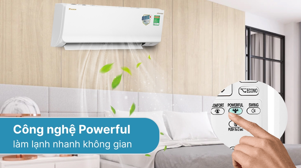 Điều Hòa Daikin 1 chiều inverter 12.000 BTU FTKA35 VAVMV